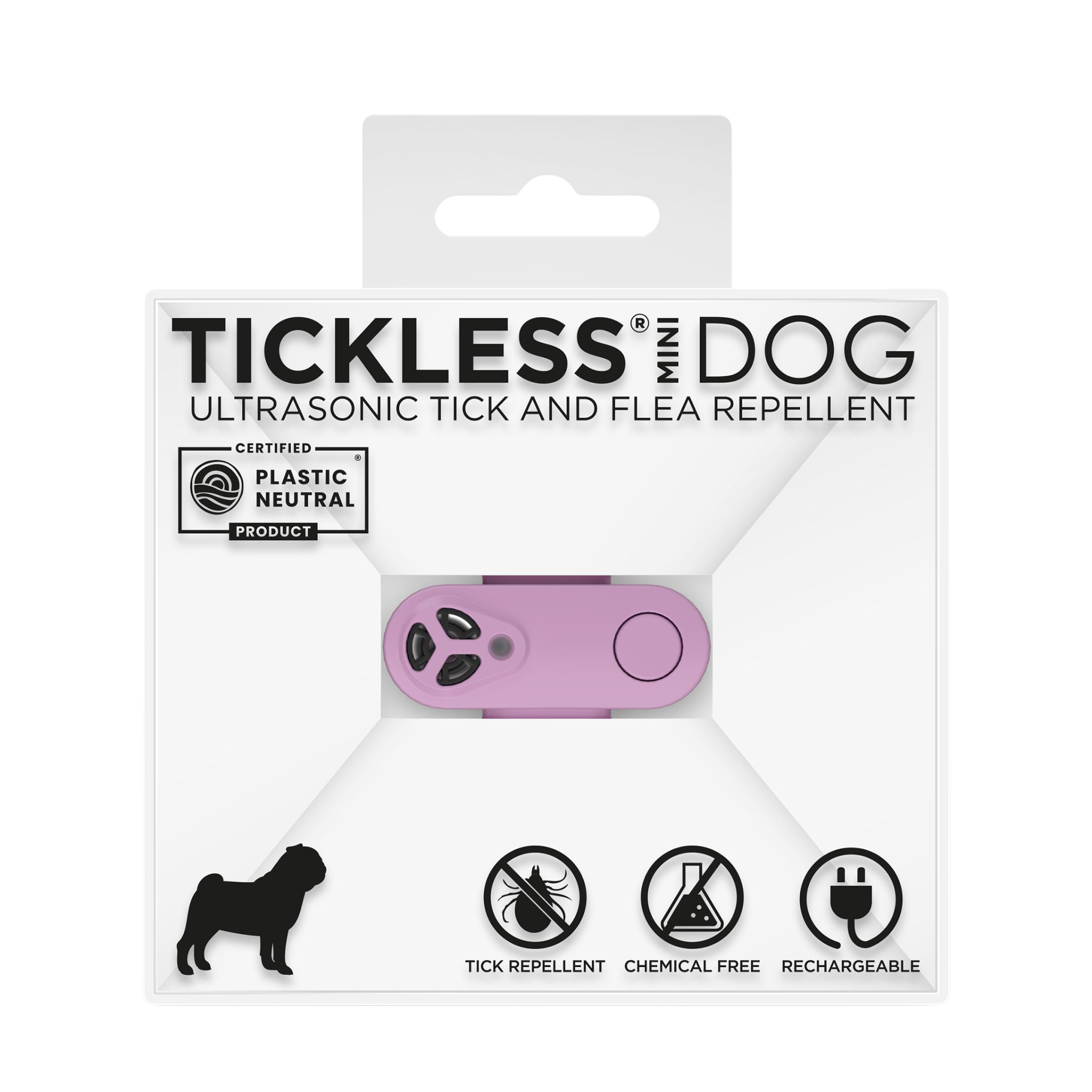 Tickless Mini Ultrasonic Flea & Tick Collar Device for Dogs & Cats