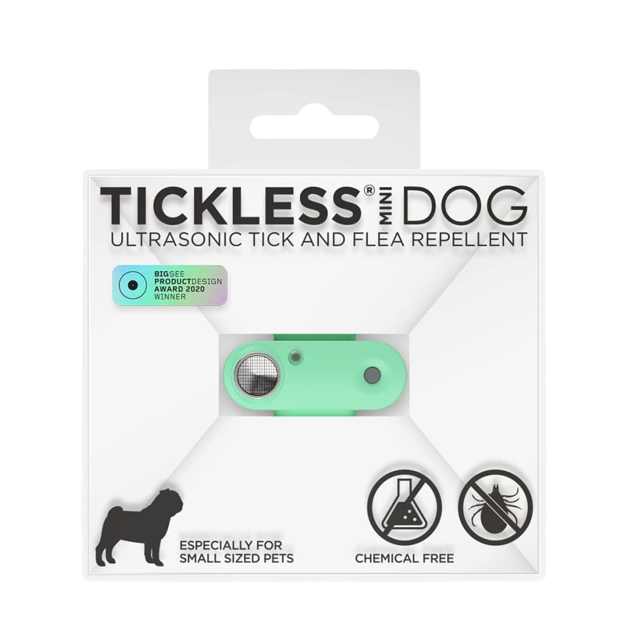 Tickless Mini Ultrasonic Flea & Tick Collar Device for Dogs & Cats