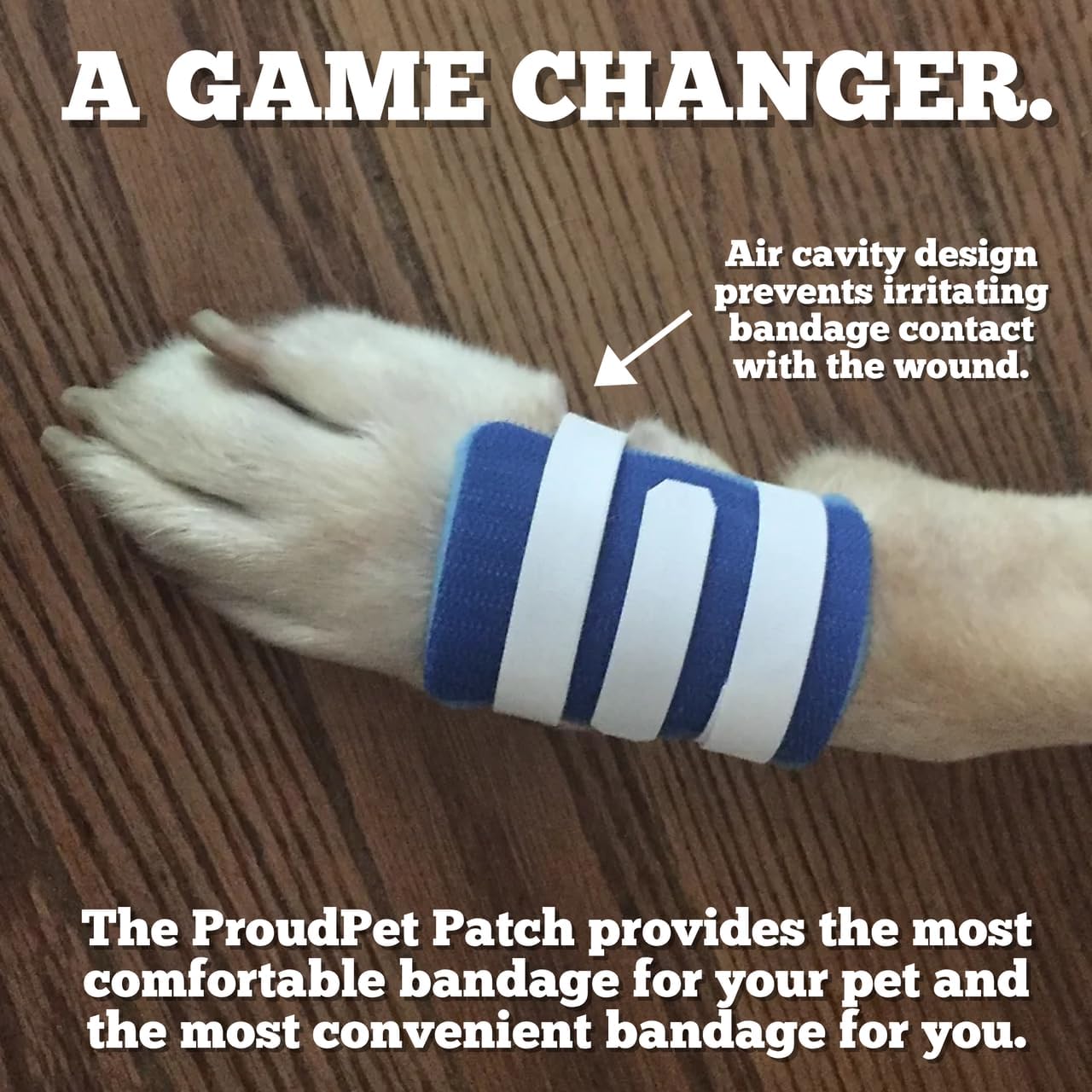 Proud Pet Patches A Better Dog Bandage for Wound Care, Cone Collar Alternative. Recovery Bandage for Dogs Leg. Cover & Help Licking of Hot Spots, Lick Granuloma, Stitches w/Hot Spot Spray