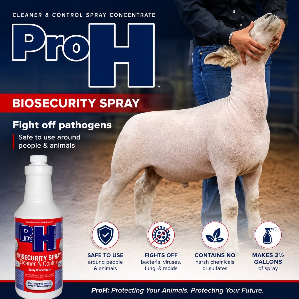 The Barn Bundle - Includes: 2 bottles of Ring Out Concentrate, 1 bottle of Ring Out Shampoo & 1 bottle of ProH