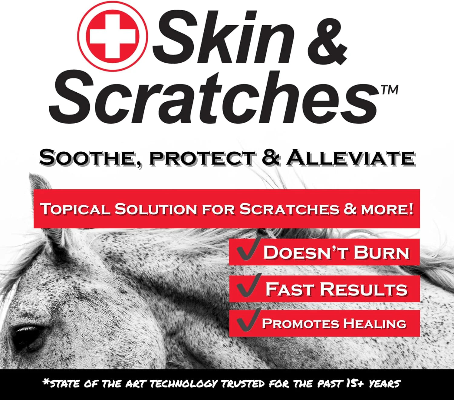 Show Out Skin & Scratches Prevention Pack - Fast Relief and Prevention for Horse Care. Use on Equine Scratches/Mud Fever, Girth Itch, Mange, Thrush, Rain Rot, Ringworm & Other Skin Issues on Horses