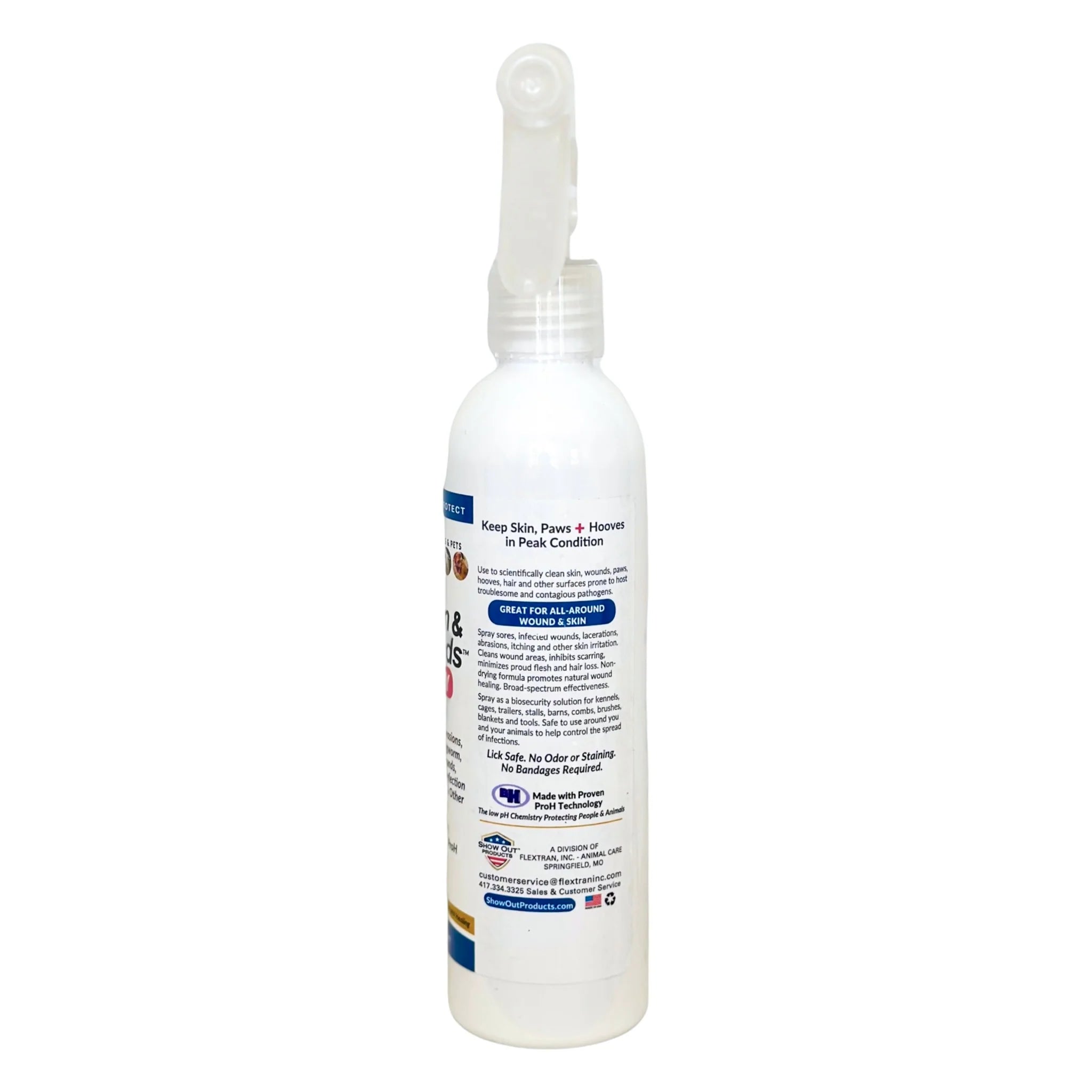 Show Out Skin & Wounds Spray for Dogs & Cat - Remedy for Dog Hot Spot, Dry Skin, Rash, Skin Infection, Ringworm, Mange, Itchy Paws, Irritation on Skin, Skin Allergy, Wound Care (8oz)