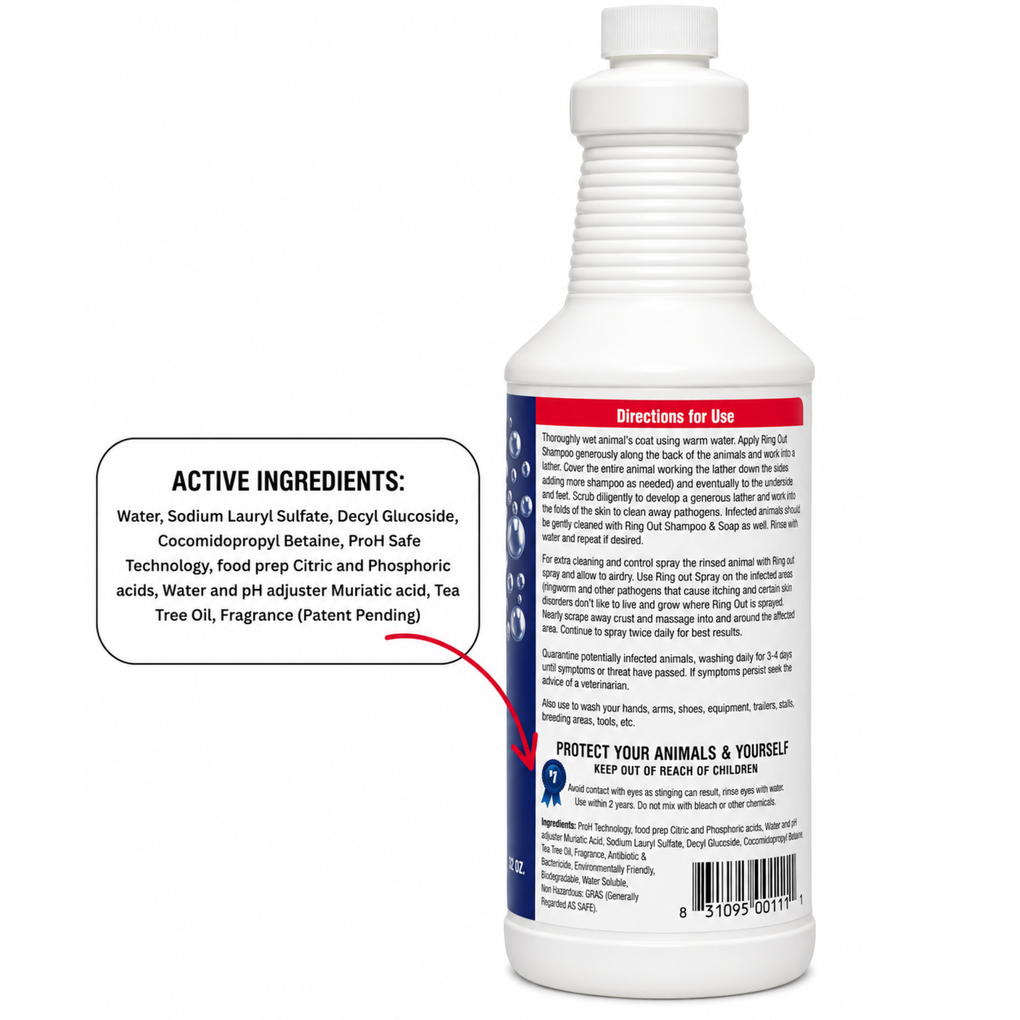Ring Out Shampoo & Soap - Prevent Ringworm & Fungus