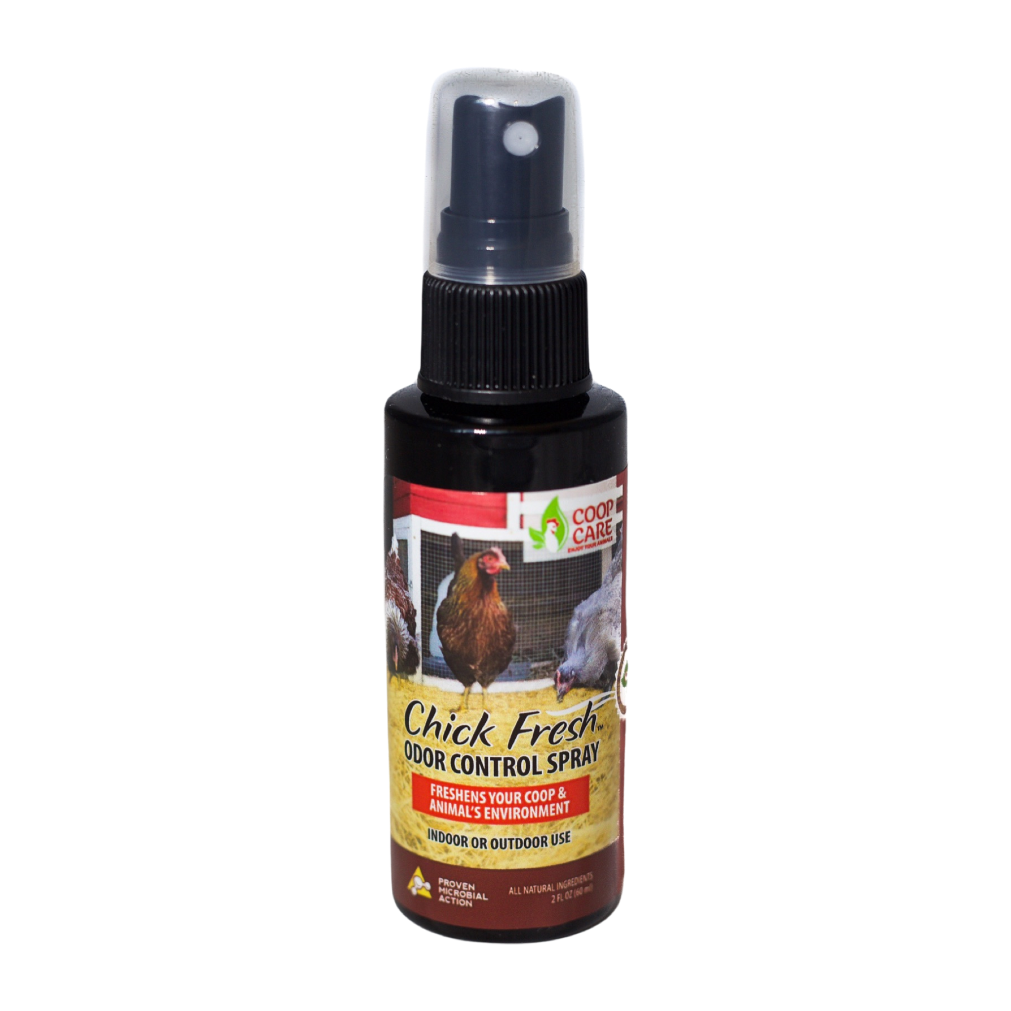Chick Fresh 2oz RTU Spray- Eliminate Odors in Brooder, Coop, Litter Box, etc.
