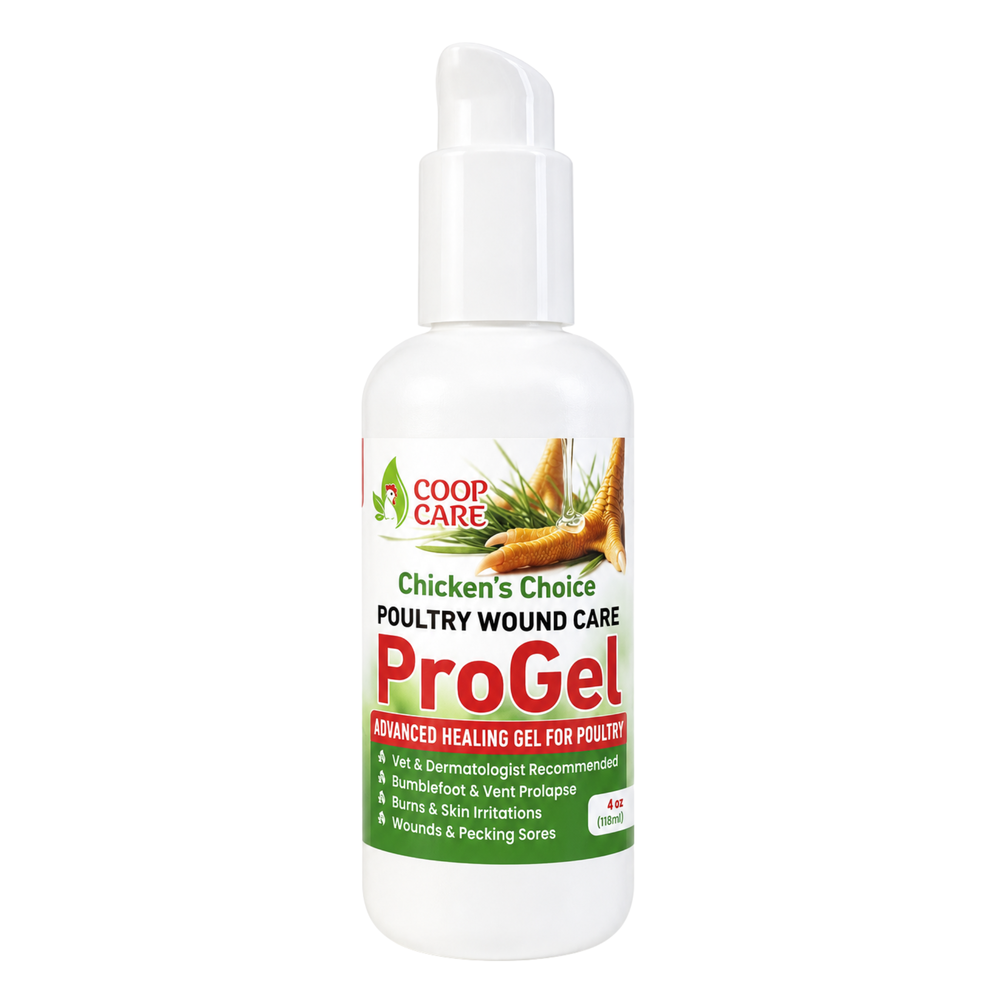 Chicken Wound Care ProGel for Chickens | Targeted Skin & Feather Support