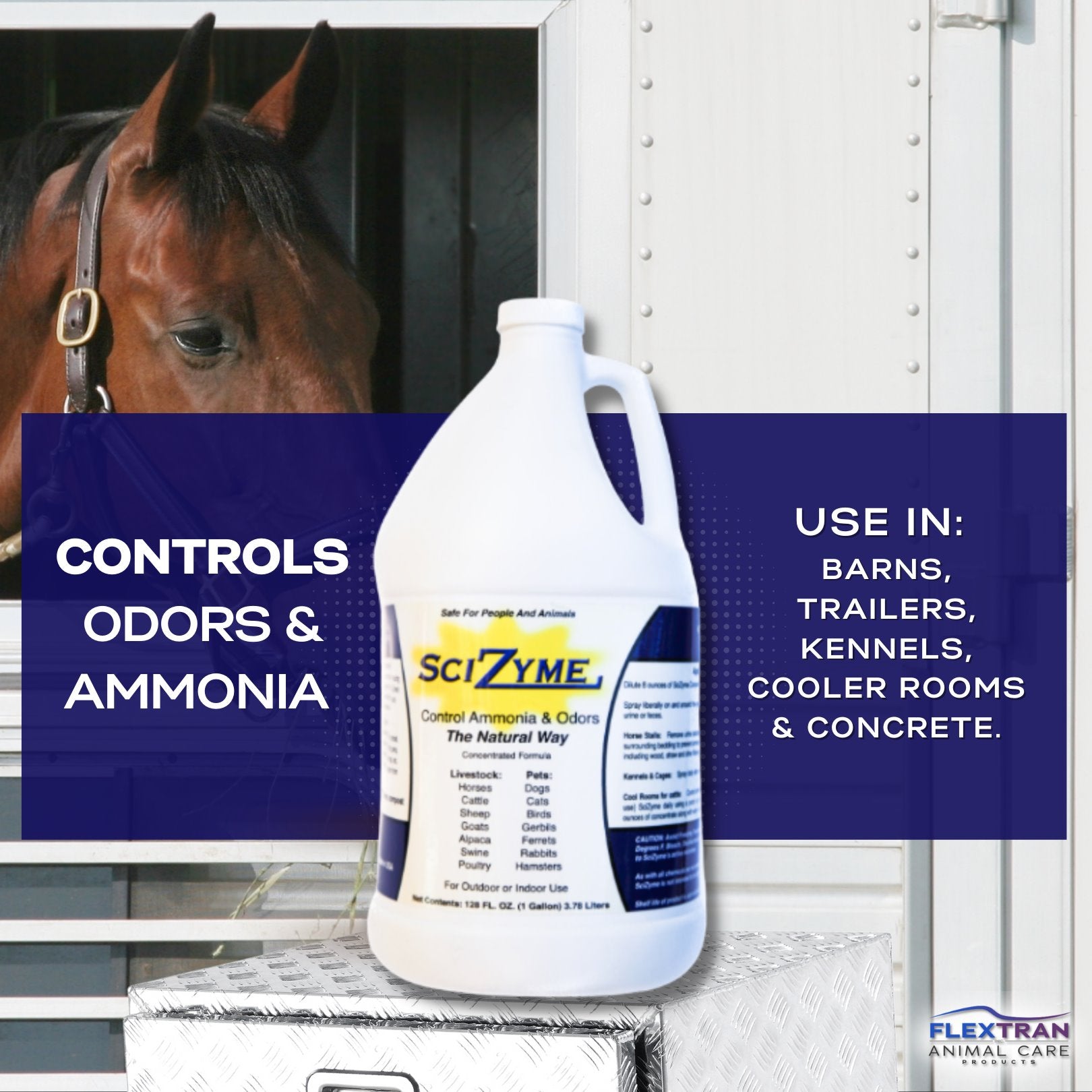 SciZyme Gallon 3 Pack w/ FREE Gallon of SciZyme & Ring Out Concentrate - Control odor & ammonia (Makes 16 gallons each)