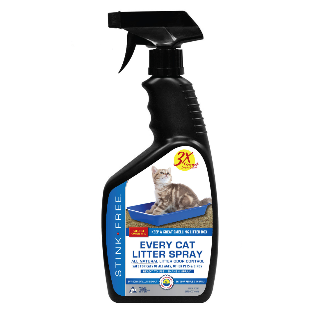 Every Cat Litter Spray - Eliminate Odors & Cut Litter Box Changes In Half! - FlexTran Animal Care