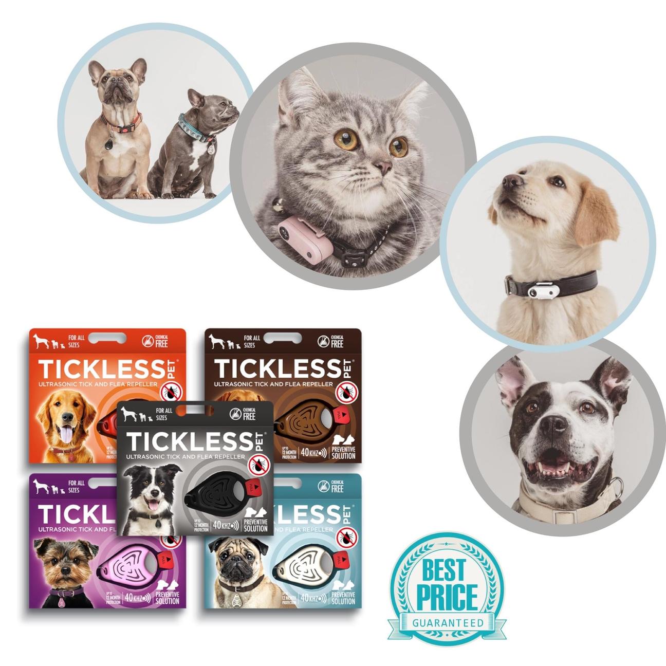 Tickless Chemical-Free Pet Accessories for Flea Prevention and Tick Control for Dogs - FlexTran Animal Care