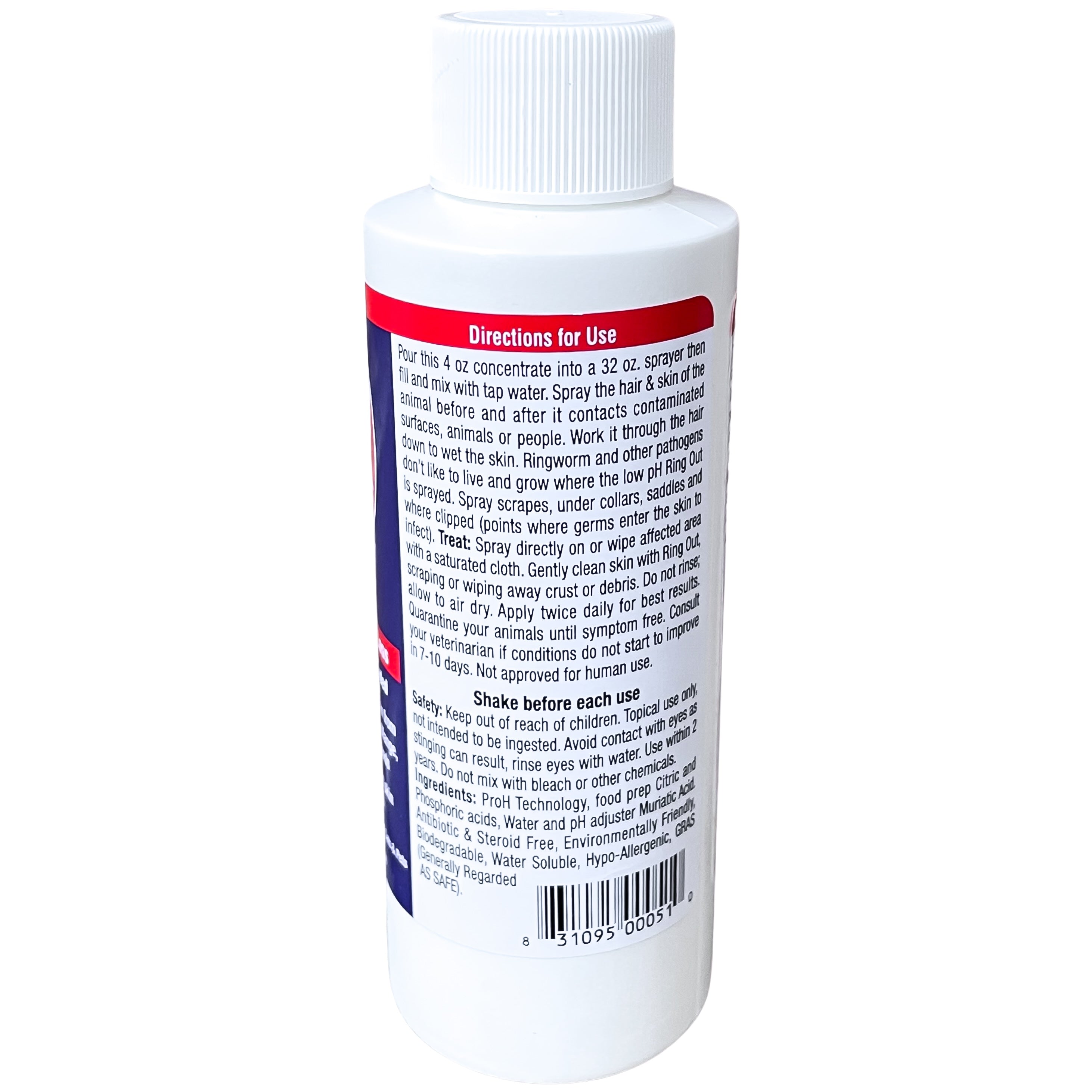 Ring Out - 2 bottles of Ring Out & 1 Sprayer - Prevent & Help Treat Ringworm & Fungus