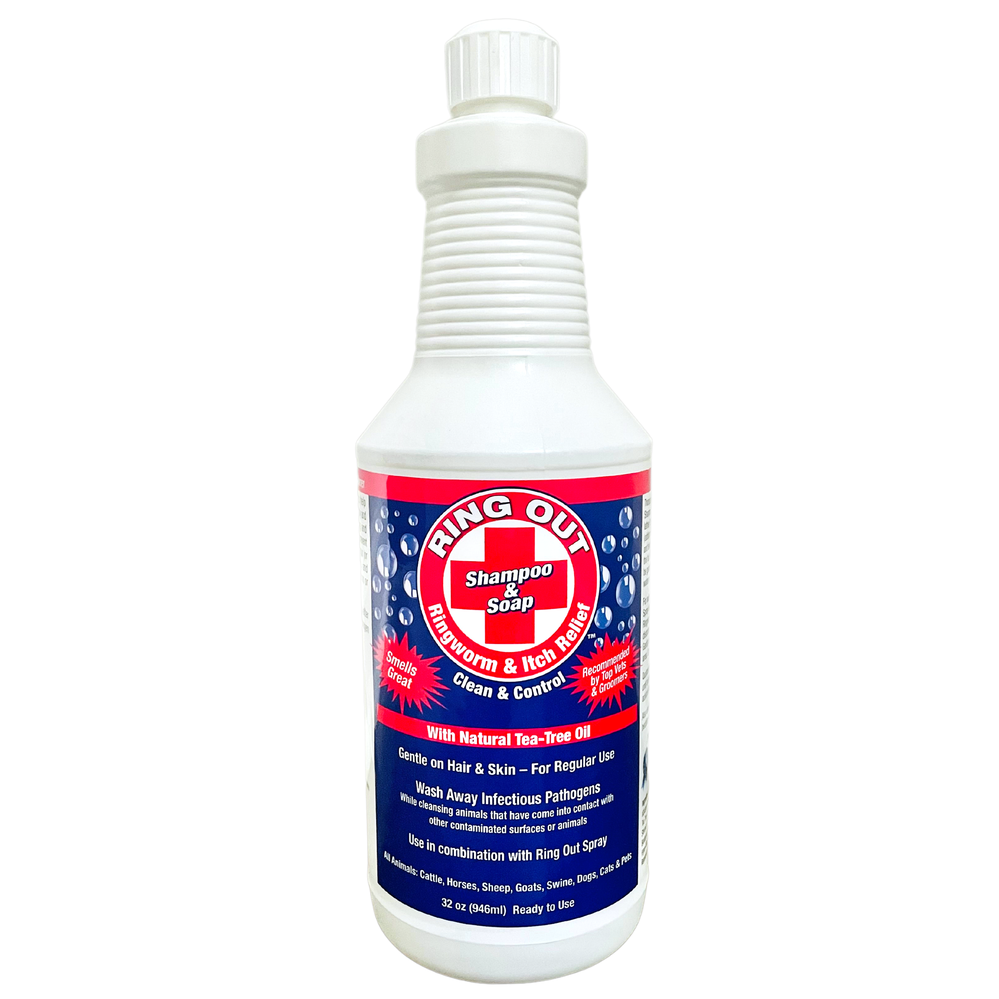 Ringworm Prevention Pack - Ring Out, Ring Out Shampoo, Sprayer - Prevent & Help Treat Ringworm & Fungus